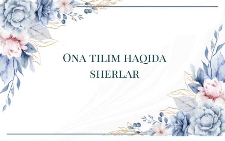 Farida Afro’z – Ona tilim desam.